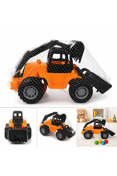 ela777 Boy's Toy Tractor Construction Machine Yellow Agricultural Vehicle Buc...