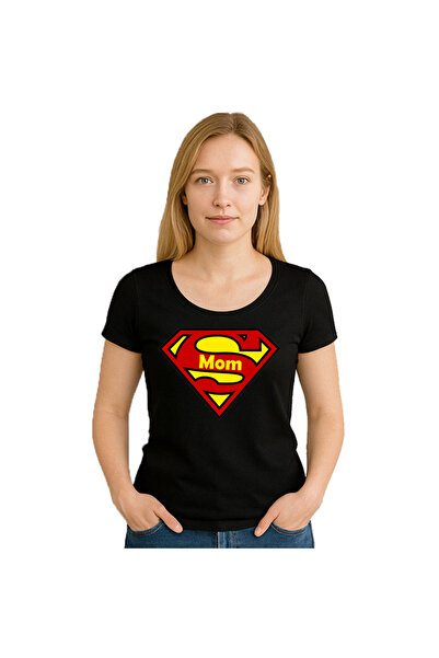 OEM Tricou dama Super MOM , 100%bumbac
