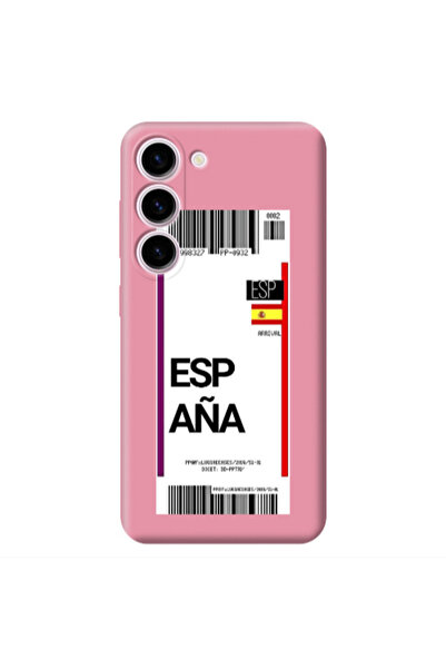 Other Samsung S24 Espana Arrival Pink Colored Silicone TPU Θήκη
