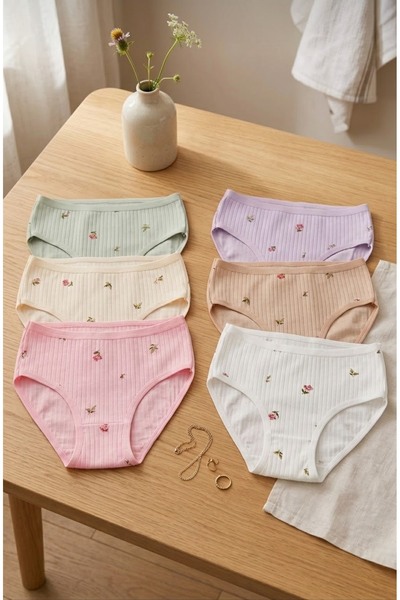 Baby Bakkal 6 قطع ملابس داخلية للبنات