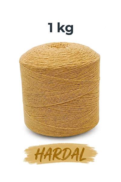 Bevella Macrame Cord 1 kg fir de bumbac pentru tricotat manual - fir de bumba...
