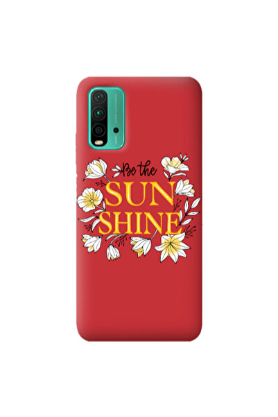 Other Xiaomi Poco M3 Sun Shine Red Colored Silicone TPU Θήκη