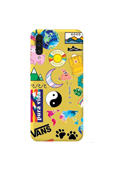 Other Samsung A70 Vans Yellow Colored Silicone TPU Θήκη