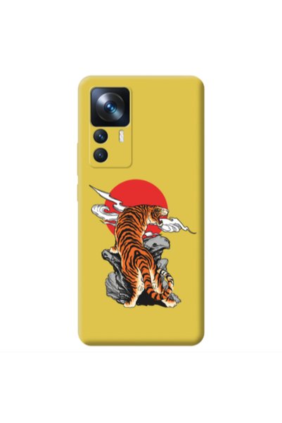 Other Xiaomi Mi 12T Angry Gorilla Yellow Colored Silicone TPU Θήκη