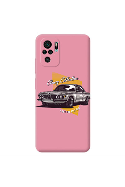 Other Xiaomi Redmi Note 10S Classy Collection Pink Colored Silicone TPU Θήκη