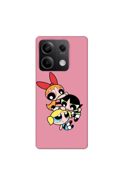 Other Xiaomi Redmi Note 13Pro 5G Powerpuff Pink Colored Silicone TPU Θήκη