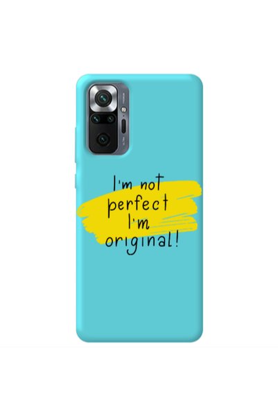 Other Xiaomi Redmi Note 10 Pro 4G I m not perfect Turquoise Colored Silicone ...