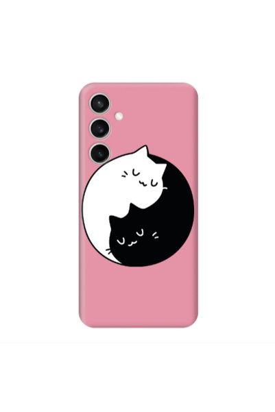 Other Samsung S24 FE Bundle of love Pink Colored Silicone TPU Θήκη