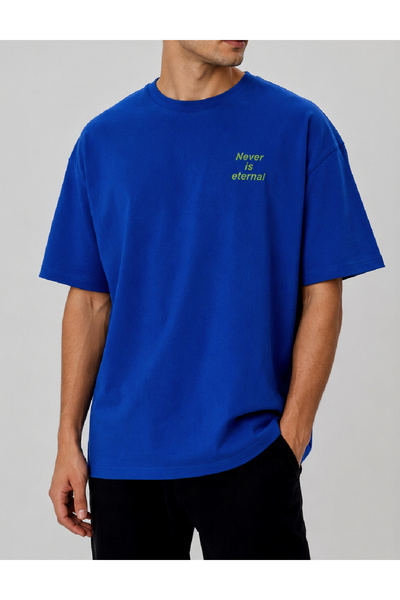 Evendi Tricou Oversize, Albastru