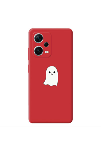 Other Xiaomi Poco X5 Ghost Red Colored Silicone TPU Θήκη