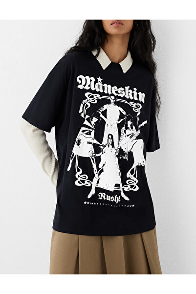 Evendi Tricou Oversize, Negru