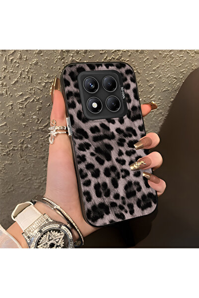 ARTISHELL Redmi Note 14 Pro 4G/5G Uyumlu Hafif lüks, leopar desenli, şık ve d...