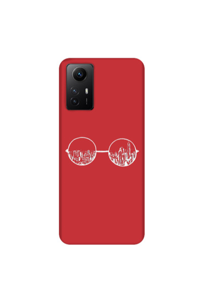 Other Xiaomi Redmi Note 12s Sunglasses Red Colored Silicone TPU Θήκη