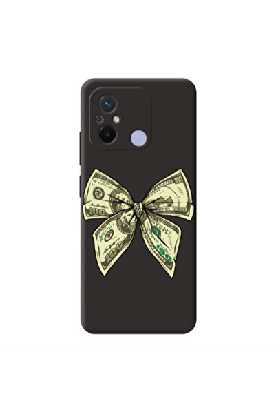 Other Xiaomi Redmi 12C Bowtie Dollars Black Colored Silicone TPU Θήκη