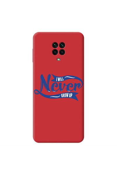 Other Xiaomi Redmi Note 9 Pro I Will Never Grow Up Red Colored Silicone TPU Θήκη