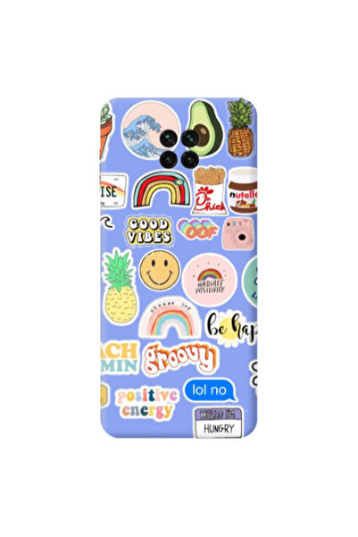 Other Xiaomi Redmi Note 9 Pro Good vibes Light Purple Colored Silicone TPU Θήκη