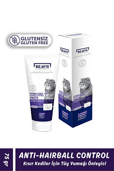 BEAVIS Anti-Hairball Kedi Malt Macun 100gr Tüy Yumağı Önleyici ve Sindirim Dü...