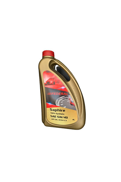 OEM Federal Saphire 100% Synthetic Petrol 5W/40 SM/CF 4L