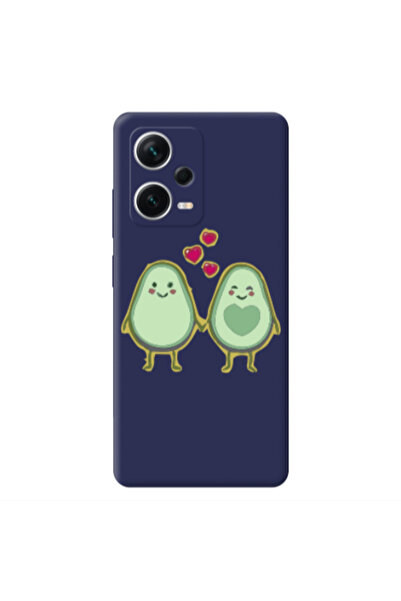 Other Xiaomi Poco X5 Avocados Dark blue Colored Silicone TPU Θήκη