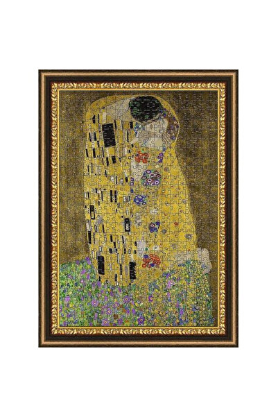 Trefl Puzzle 500 piese cu rama - Sarutul, Klimt (37542)