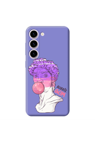 Other Samsung S24 Pin Bubble Purple Colored Silicone TPU Θήκη