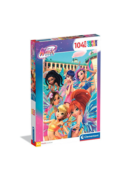 CLEMENTONI Puzzle Unicorn Magic 104 piese - Aventurile Winx Club