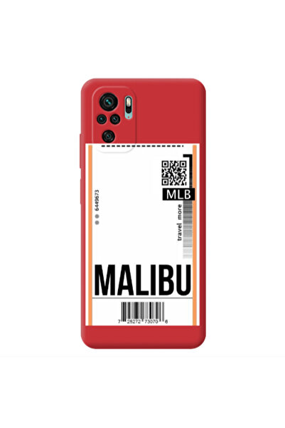 Other Xiaomi Redmi Note 10S Malibu Travel More Red Colored Silicone TPU Θήκη
