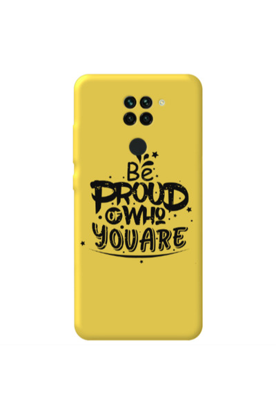 Other Xiaomi Redmi Note 9 Be proud of who you are Yellow Colored Silicone TPU...