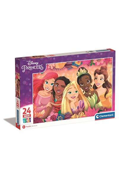 CLEMENTONI Puzzle 24 piese Maxi, Disney Princess, 3 ani+, Multicolor