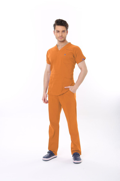 İBA MEDİKAL Armasız Sağlık Bakanlığı Standart Forma Likralı Scrubs