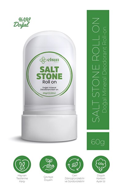 Efsun Natural Doğal Mineral Deodorant Roll-on (Tuz Taşı) 60 gr