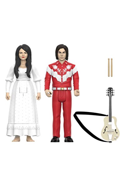OEM Figurine The White Stripes ReAction 2-Pack, 10 cm, multicolor, Super7