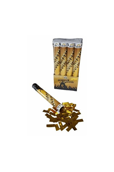 OEM Super Power confetti pneumatic tub de lansare auriu 55x373 mm