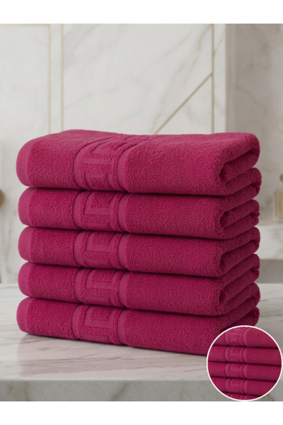 Truva Home Σετ 5 Πετσετών Μπάνιου Ξενοδοχείου Ελληνικής Κατασκευής (Άνω & Κάτ...