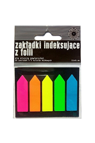 OEM Indexuri autoadezive PET neon 84x132 mm - Ziemia Obiecana (blister)