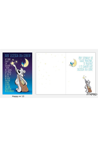 OEM Album de timbre Happy B6 cu plic, nr. model 13 (181x129 mm)