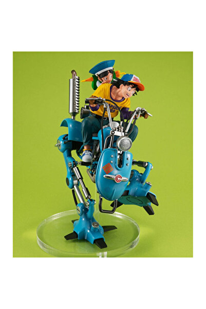 OEM Dioramă PVC EX Dragonball Z Son Goku și Son Gohan cu Robot 20 cm