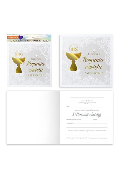 OEM Invitații Premium pentru Prima Împărțire – 5 bucăți (14,5x14,5)