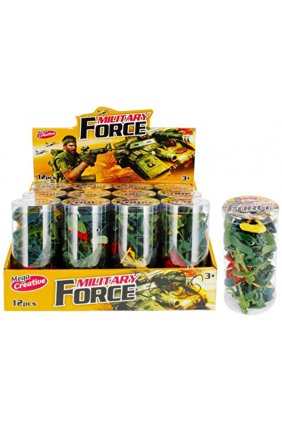OEM Figurine Soldați Mega Creative în Tub - Set 46 Figurine Colorate