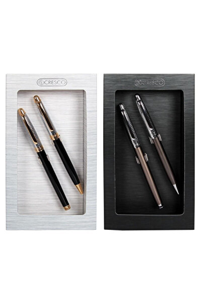 OEM Set de scris Cresco Majestic: stilou + pix, etui