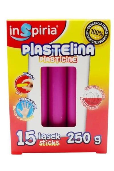 Inspiria Pasta modelatoare Inspiria, 15 batoane, roz, 250 g