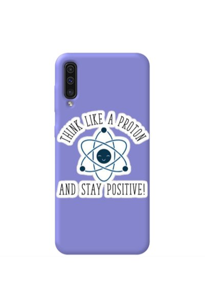 Other Samsung A70 THINK LIKE Purple Colored Silicone TPU Θήκη