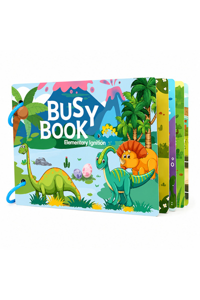 VALA Educational sticker book, VALA® Busy Book, Dinosaur Model, 10 pages