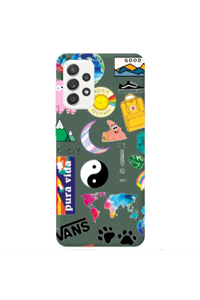 Other Samsung A52 Vans Dark Green Colored Silicone TPU Θήκη