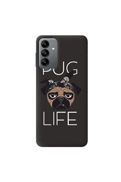 Other Samsung A04S Pug Life Black Colored Silicone TPU Θήκη