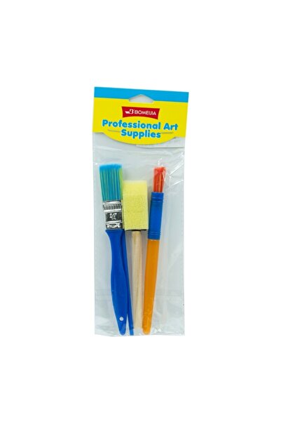 MC Micostore Pensula K0044A, diferite forme, pentru copii, set 4 buc + 1 traf...