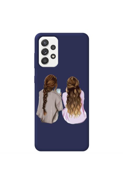 Other Samsung A13 4G Friends Dark blue Colored Silicone TPU Θήκη