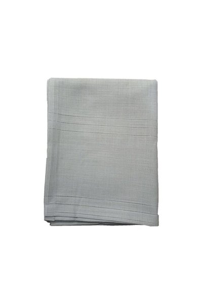 Empressco مفرش طاولة من قماش الكتان مخطط مقاس 160x220 سم، تصميم أنيق ومتين