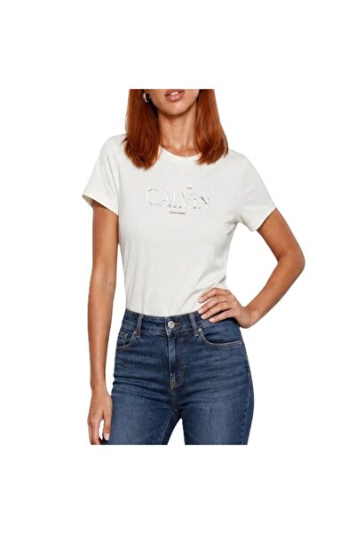 Calvin Klein SS CLASSIC RESORT FOIL LOGO TEE Women 't-shirt T-shirt