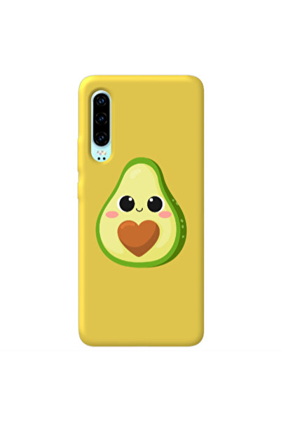 Other Huawei P30 Baby avocado Yellow Colored Silicone TPU Θήκη